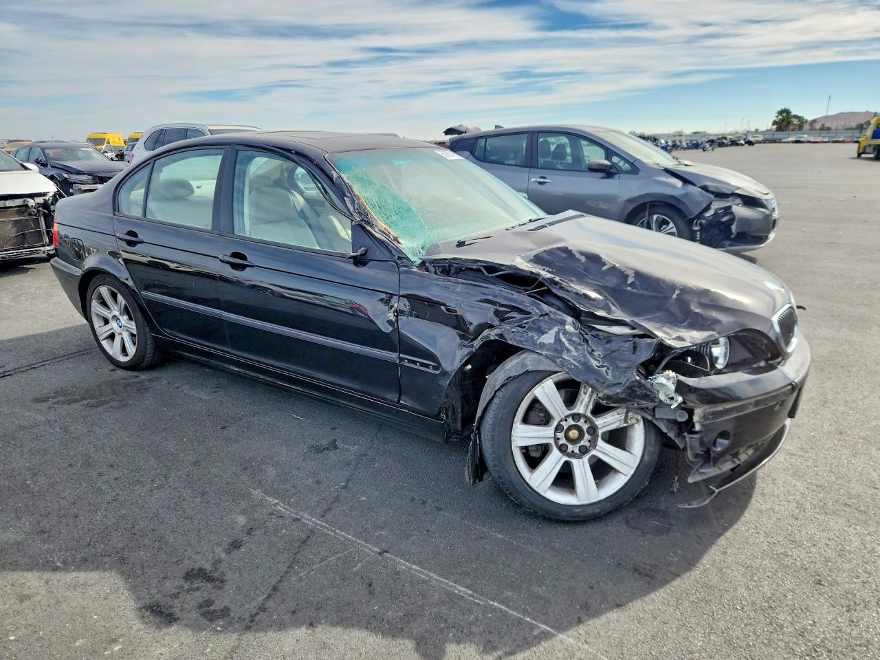 2002 Bmw 325 I Black vin: WBAEV33482KL76862