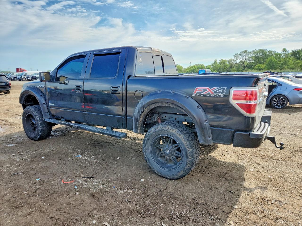 2012 Ford F150 Supercrew Black vin: 1FTFW1ET8CKE29400
