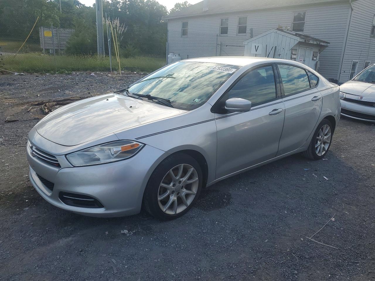 2013 Dodge Dart Sxt Silver vin: 1C3CDFBH6DD269551
