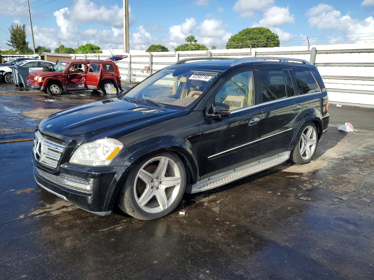 2011 Mercedes-benz Gl 550 4matic Черный vin: 4JGBF8GEXBA739411