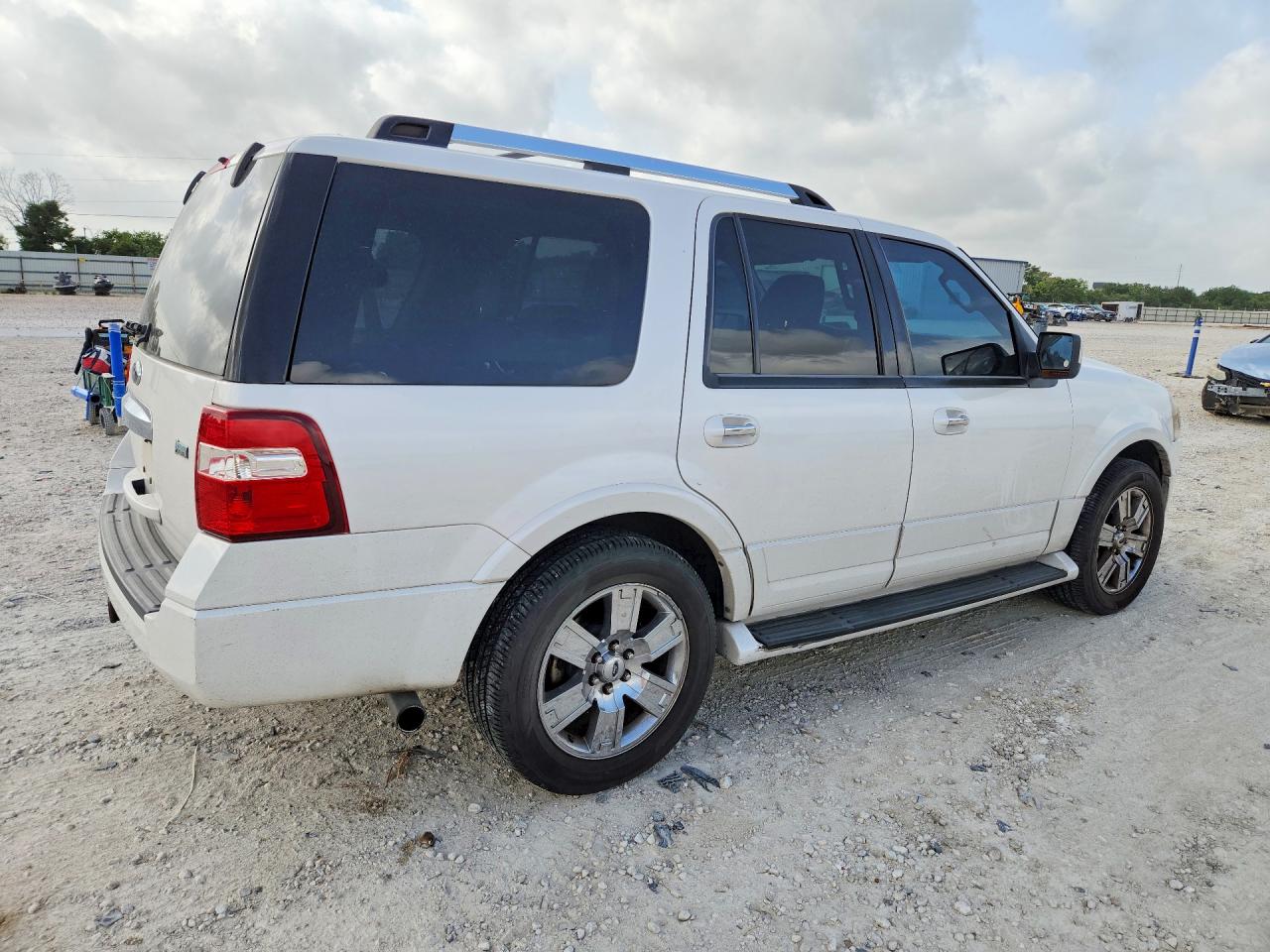 2009 Ford Expedition Limited White vin: 1FMFU195X9LA14210