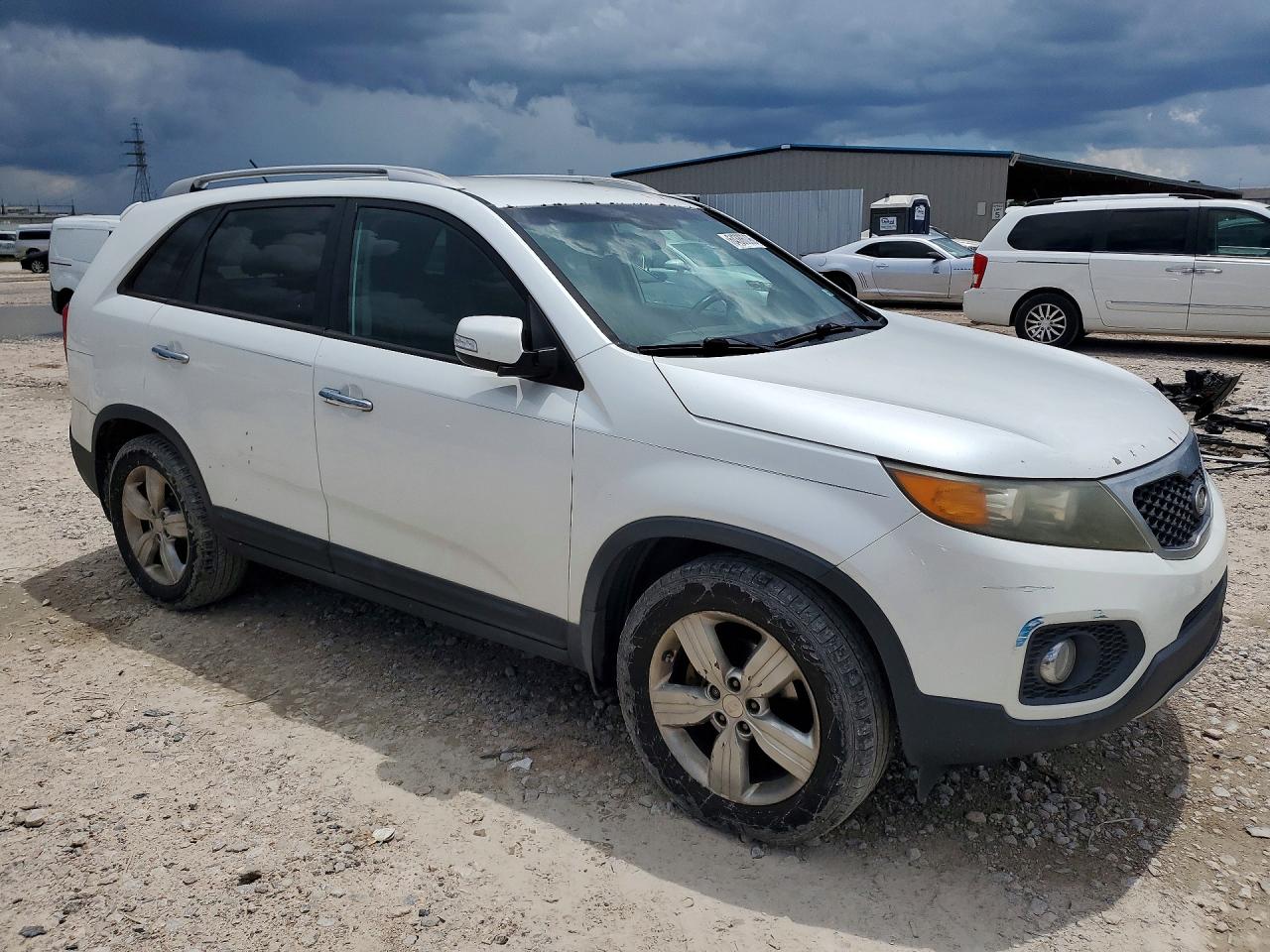 2012 Kia Sorento Ex White vin: 5XYKU4A24CG234189