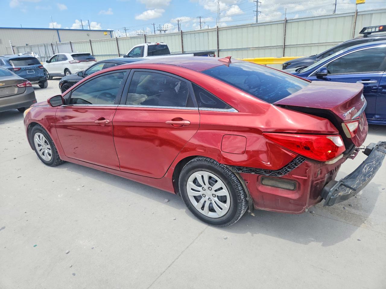 2013 Hyundai Sonata Gls Red vin: 5NPEB4AC0DH608352