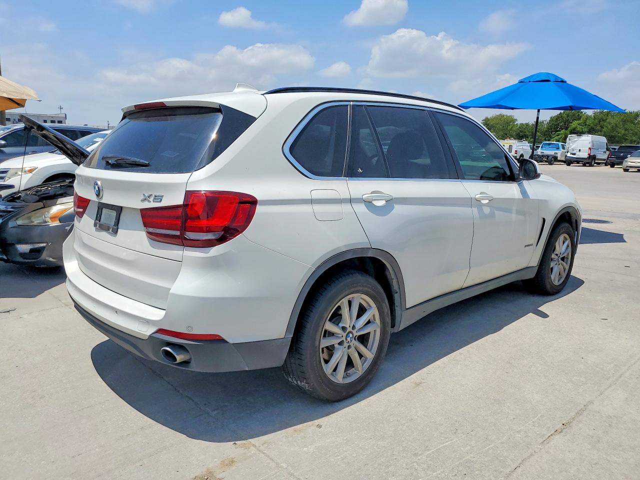 2015 Bmw X5 Xdrive35i White vin: 5UXKR0C58F0K66265