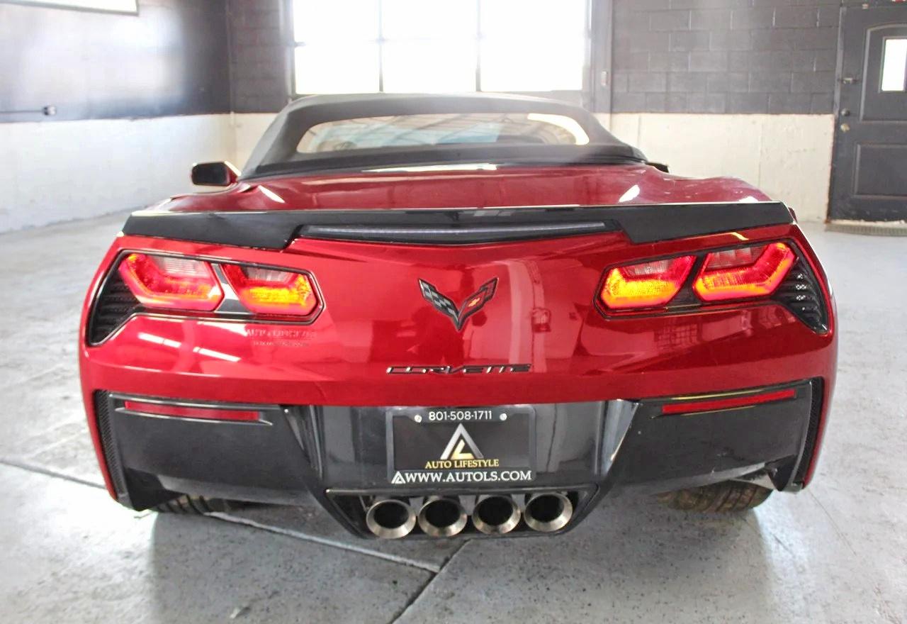 2015 Chevrolet Corvette Stingray Z51 2lt Red vin: 1G1YK3D70F5106474