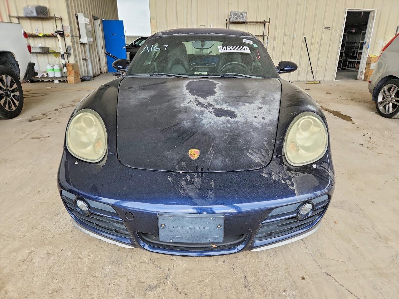 2006 Porsche Cayman S Синий vin: WP0AB29886U783444