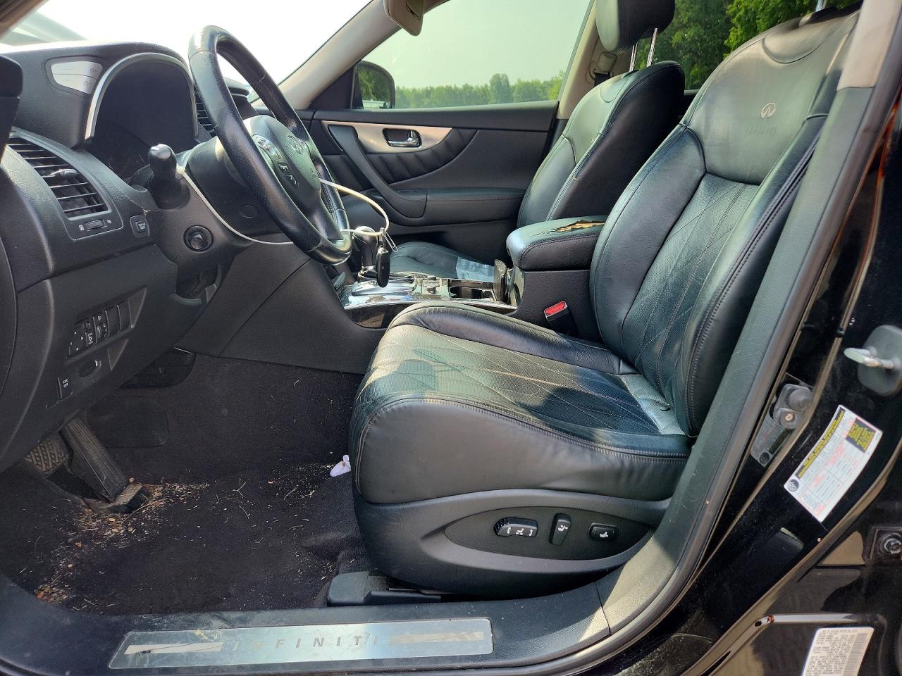 2010 Infiniti Fx35 Base Black vin: JN8AS1MW4AM851803