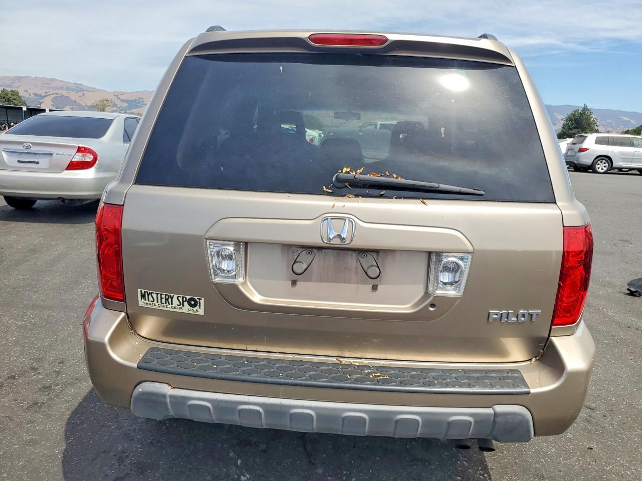 2004 Honda Pilot Ex Brown vin: 2HKYF18464H616678