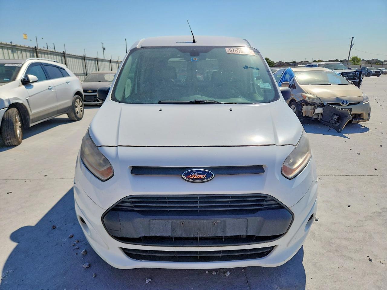 2014 Ford Transit Connect Xlt White vin: NM0GS9F75E1141193