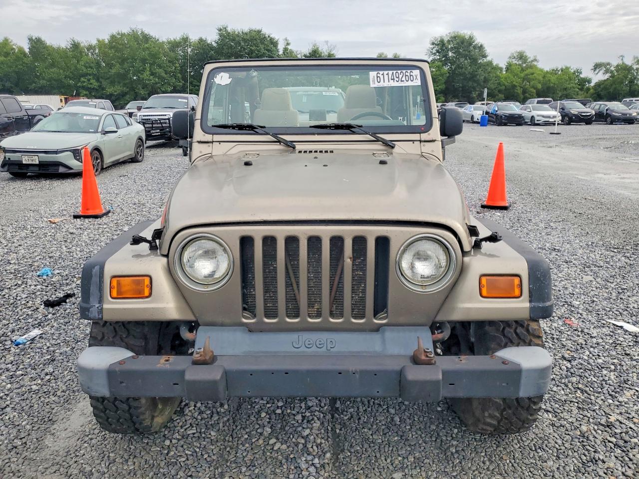 2006 Jeep Wrangler / Tj Rubicon Gold vin: 1J4FA69S26P702944
