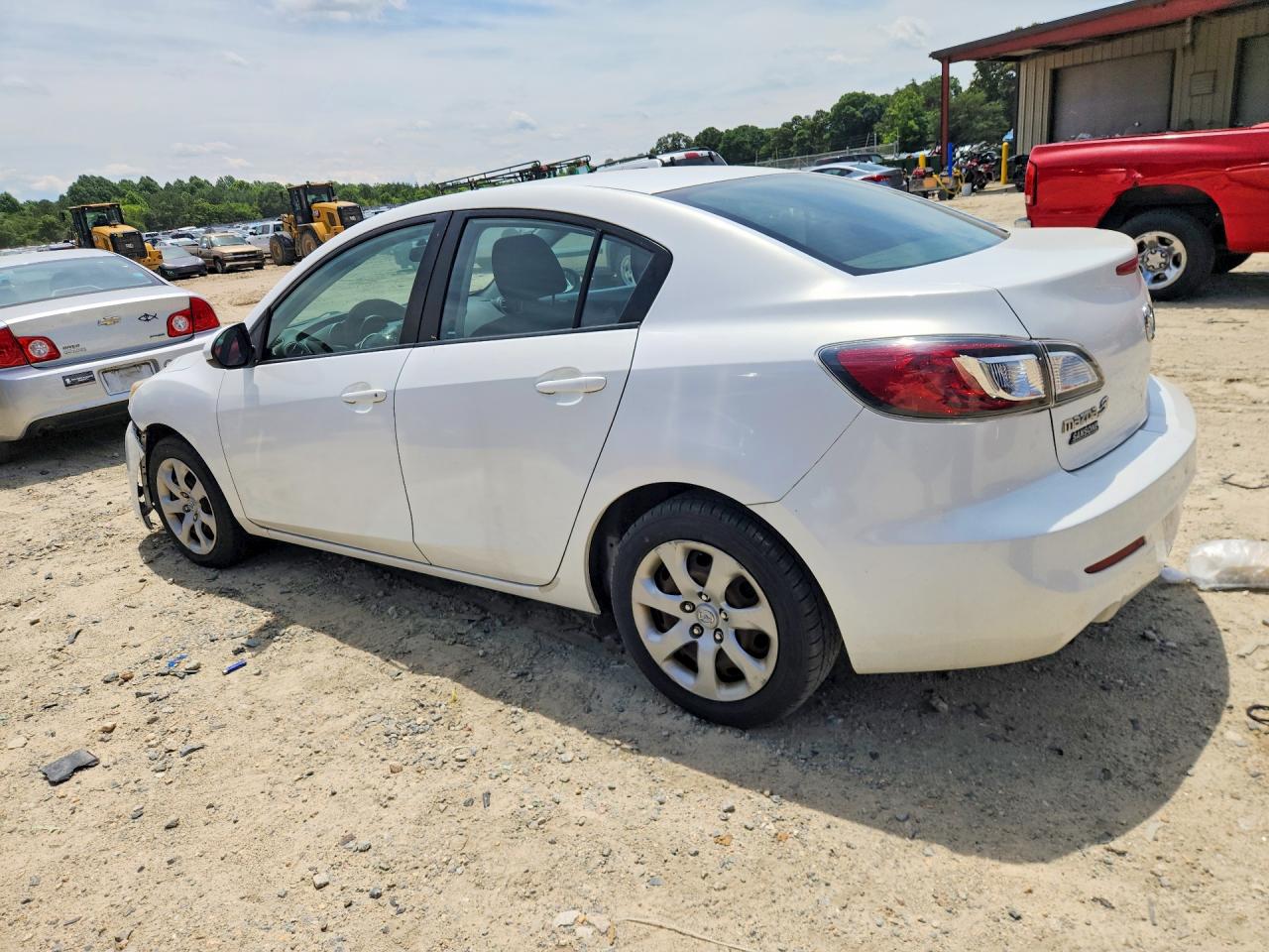 2013 Mazda 3 I White vin: JM1BL1U75D1706670