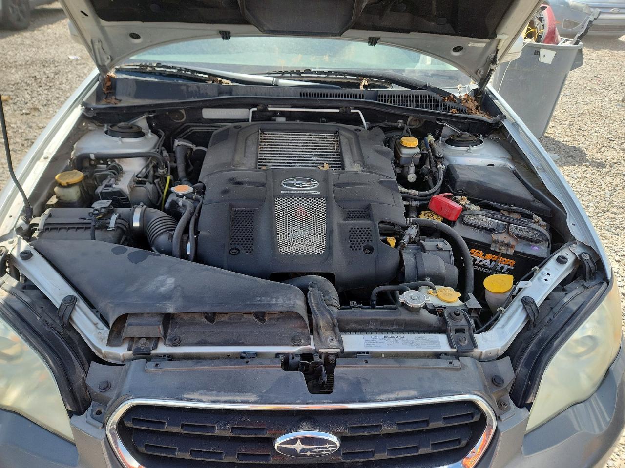 2007 Subaru Legacy Outback Silver vin: 4S4BP63C574336318