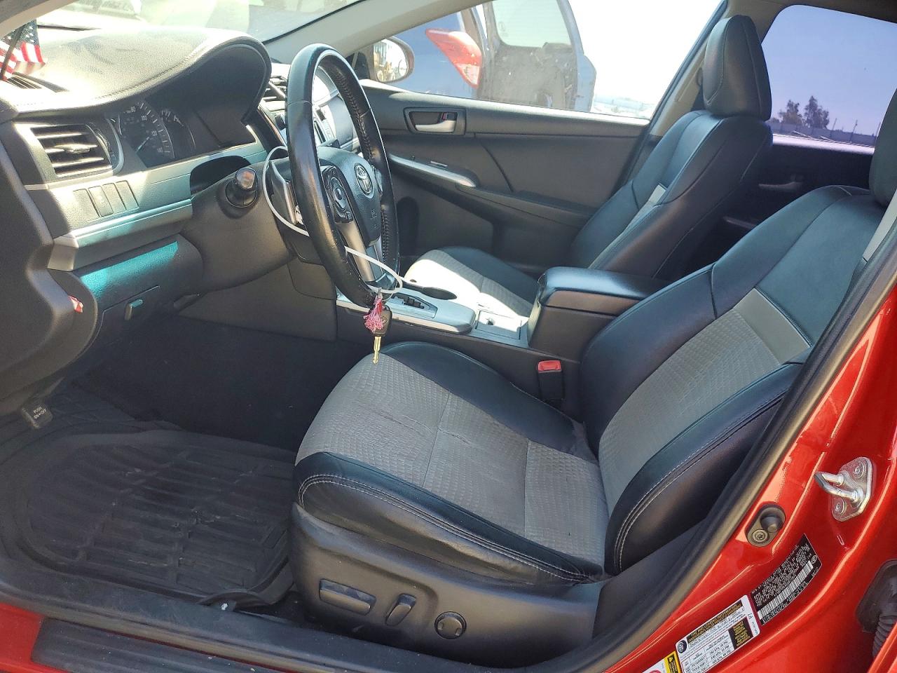 2014 Toyota Camry Se Red vin: 4T1BF1FK4EU825976