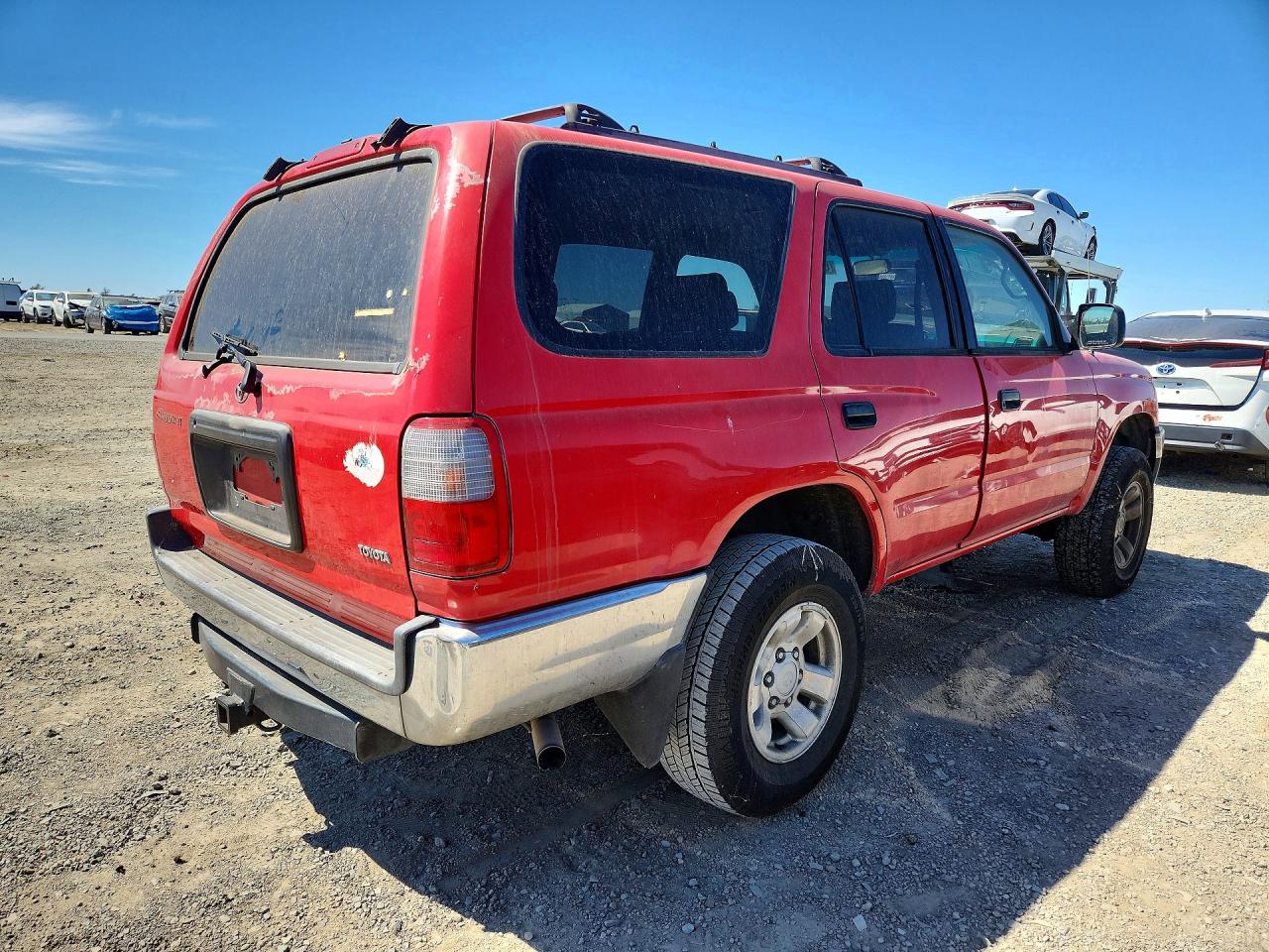 1999 Toyota 4runner Base Red vin: JT3GM84R7X0041671