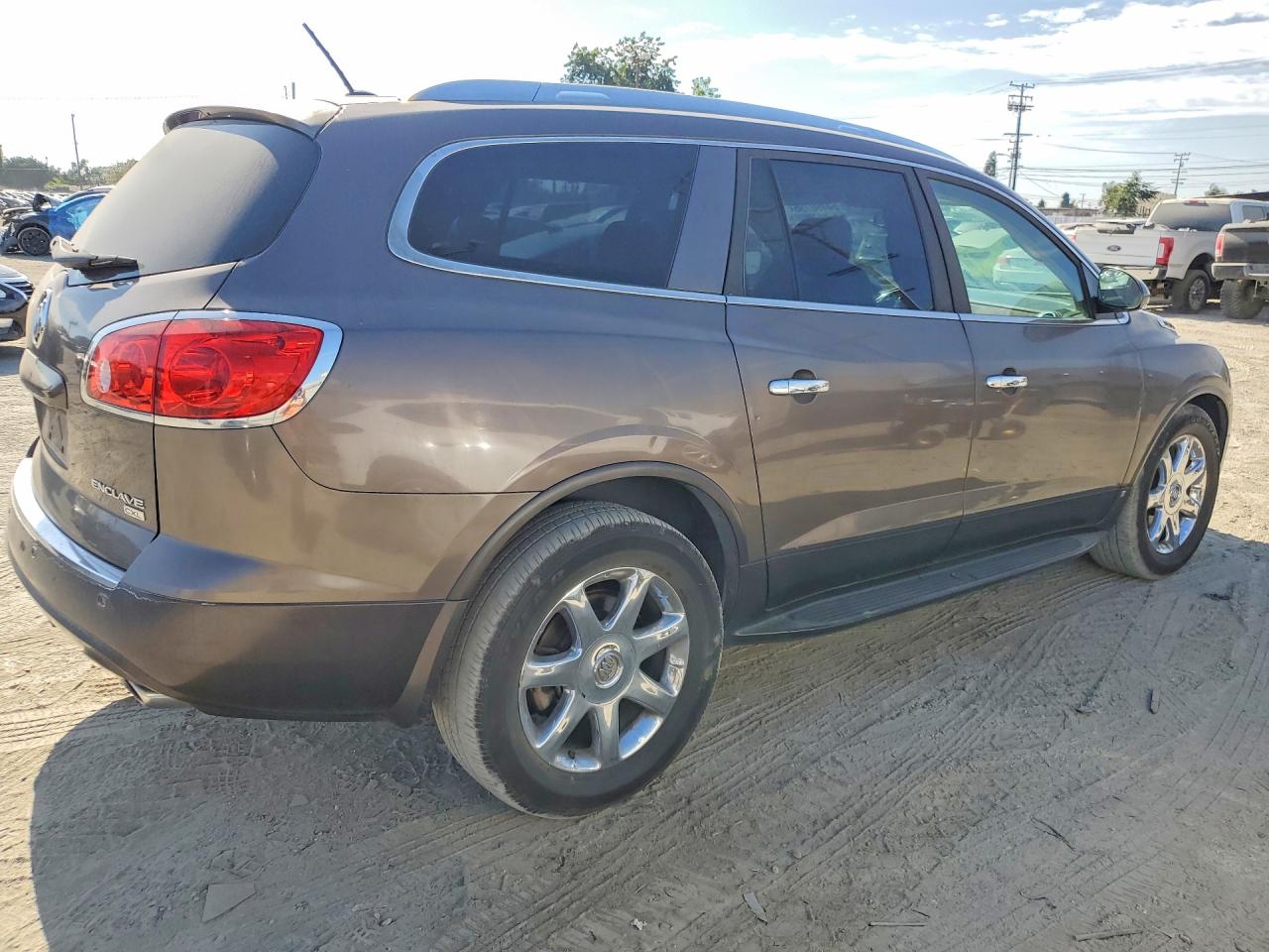 2008 Buick Enclave Cxl Brown vin: 5GAEV23718J164876