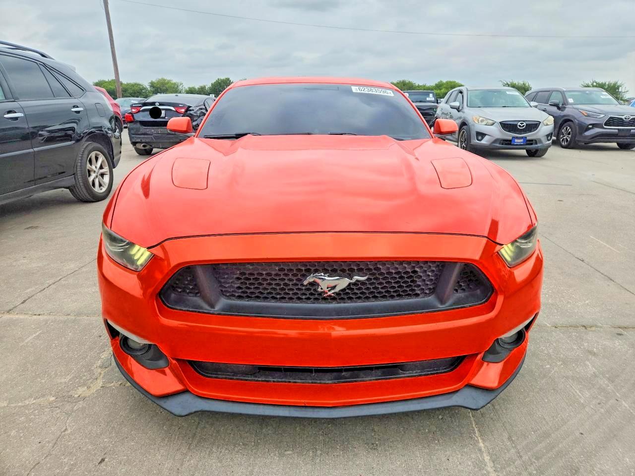 2015 Ford Mustang Gt Orange vin: 1FA6P8CF2F5322595
