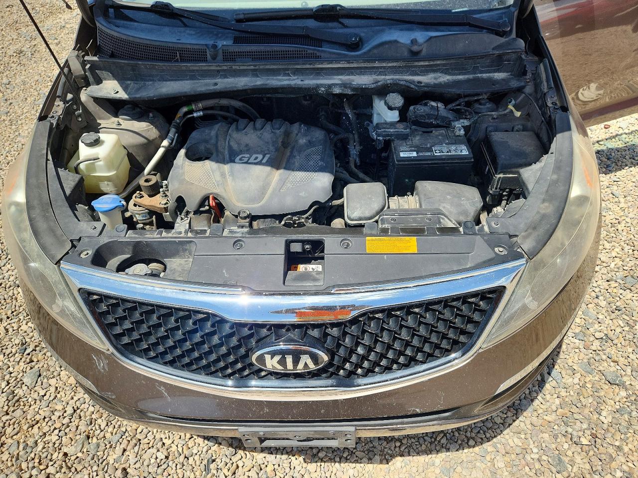 2015 Kia Sportage Lx Brown vin: KNDPB3ACXF7719713