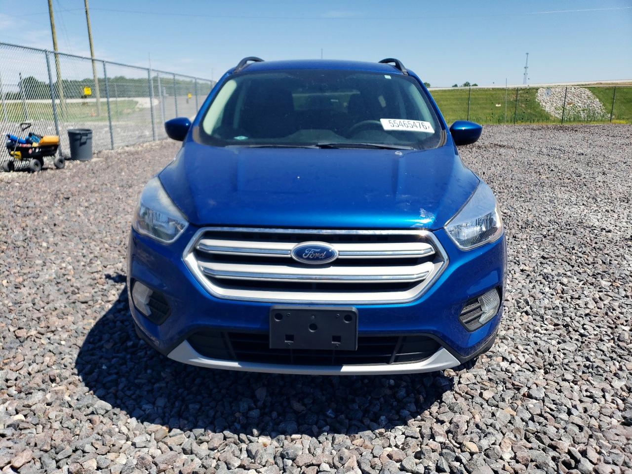 2018 Ford Escape Se Blue vin: 1FMCU9GD7JUC00586