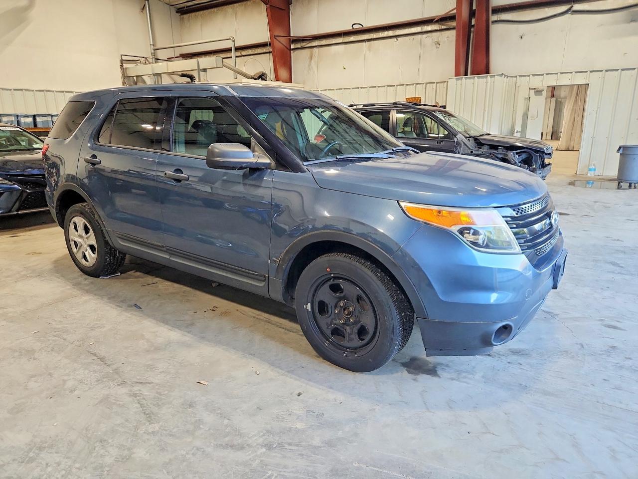 2013 Ford Explorer Police Interceptor Синий vin: 1FM5K8AR4DGC87850