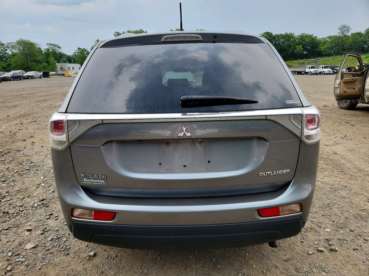 2014 Mitsubishi Outlander Se Серый vin: JA4AZ3A32EZ003287