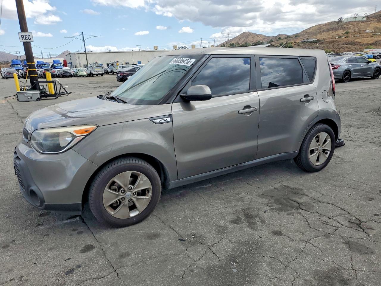 2015 Kia Soul Base Charcoal vin: KNDJN2A2XF7134113