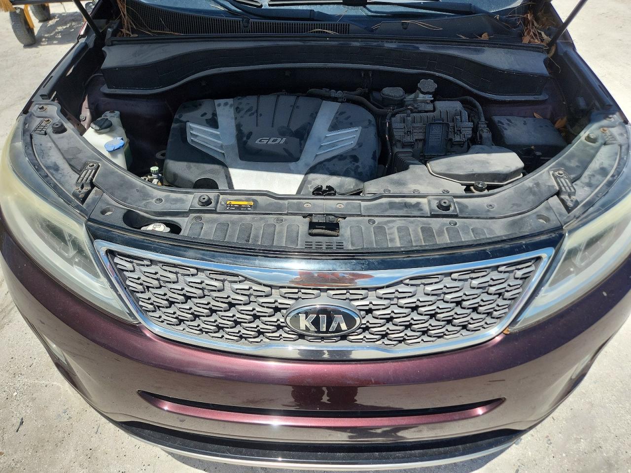 2015 Kia Sorento Sx Maroon vin: 5XYKW4A76FG649461