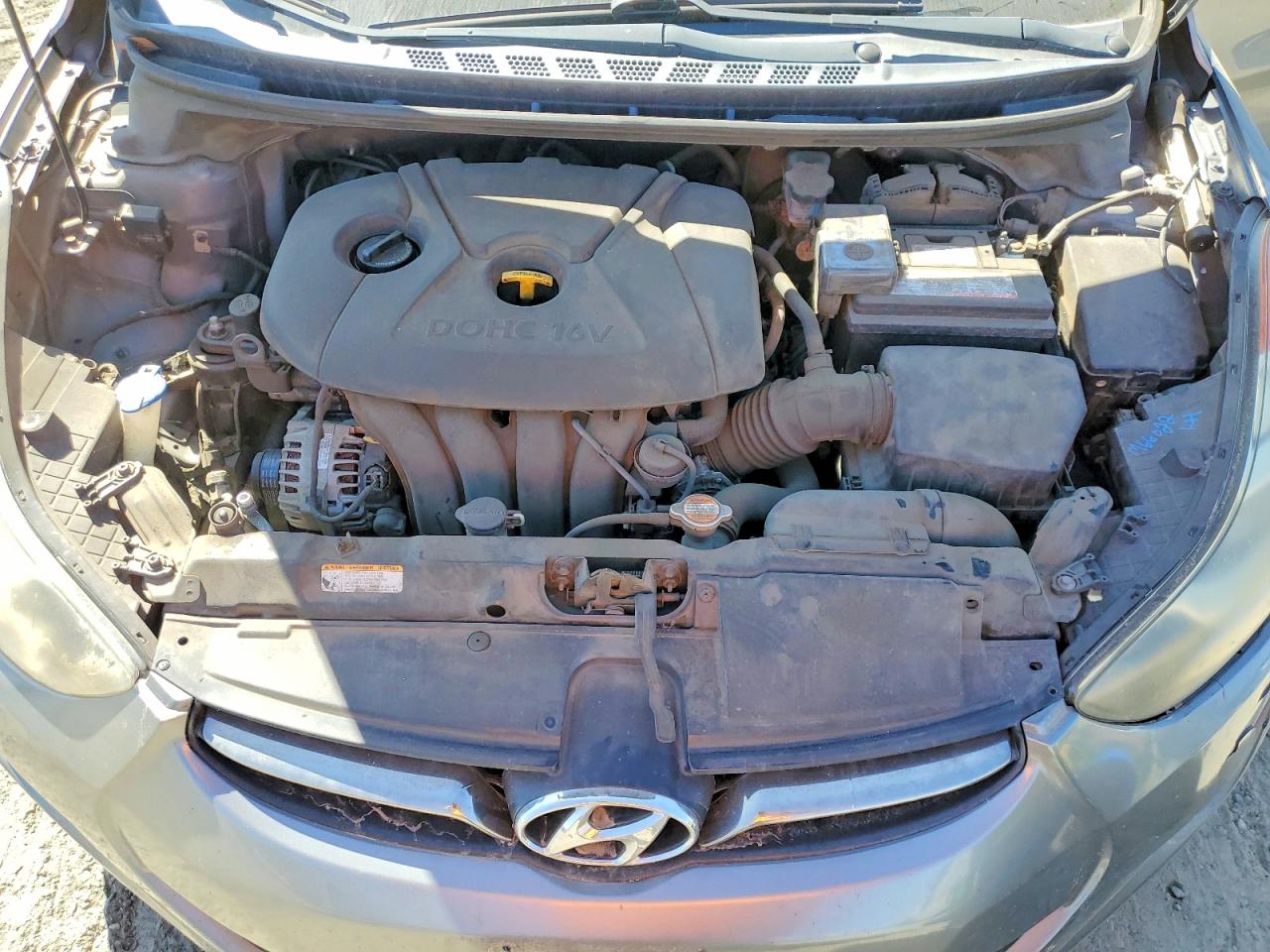 2011 Hyundai Elantra Limited Gray vin: 5NPDH4AE6BH075268