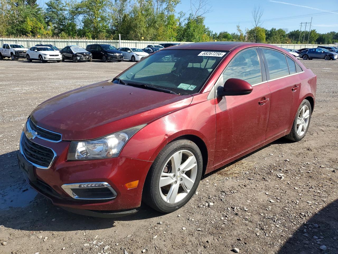 2015 Chevrolet Cruze Red vin: 1G1P75SZ9F7148286