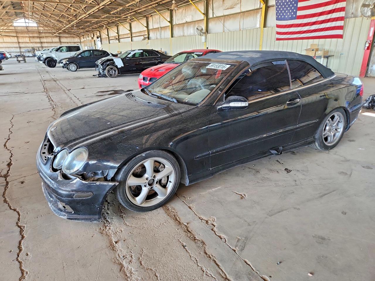 2004 Mercedes-benz Clk 55 Amg Black vin: WDBTK76G44T031677