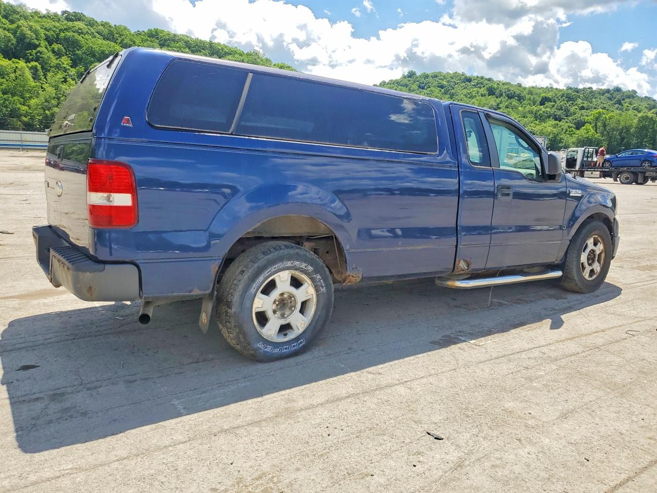 2007 Ford F150 Blue vin: 1FTRF12247NA48222
