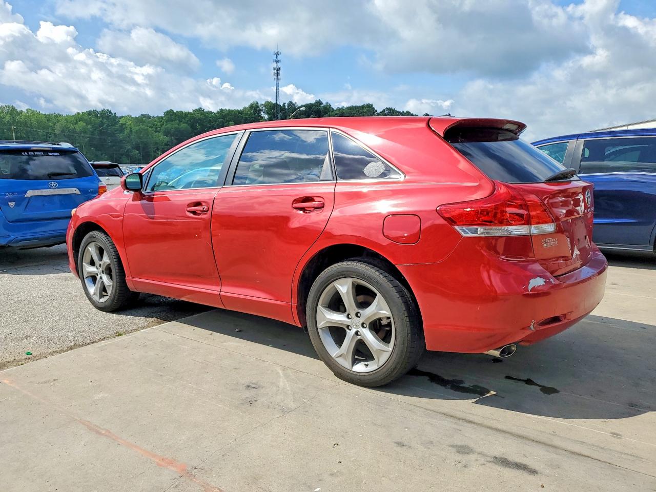 2010 Toyota Venza Fwd V6 Red vin: 4T3ZK3BB4AU024624