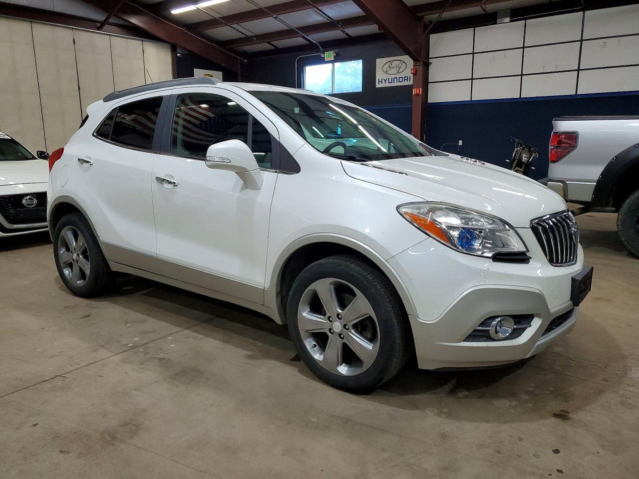 2014 Buick Encore White vin: KL4CJCSB7EB782099
