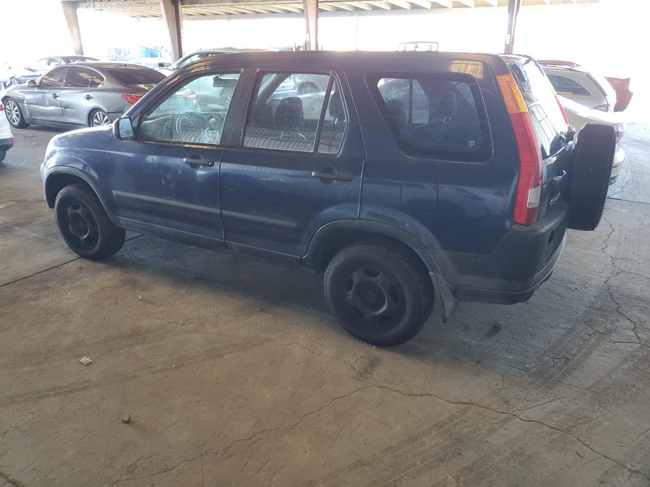 2004 Honda Cr-v Lx Blue vin: JHLRD68464C022534