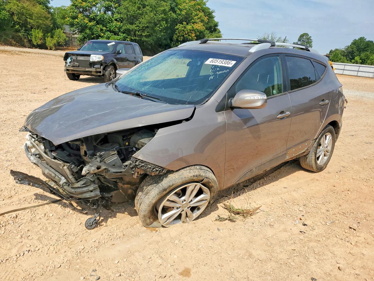 2012 Hyundai Tucson Gls Tan vin: KM8JU3AC8CU504050