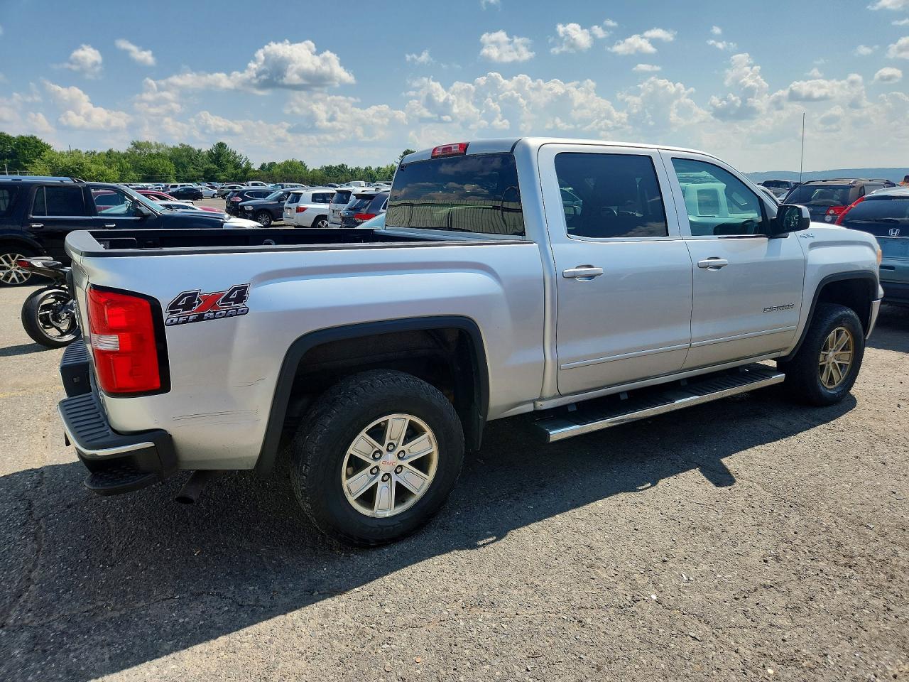 2014 Gmc Sierra K1500 Sle Silver vin: 3GTU2UEH0EG262850