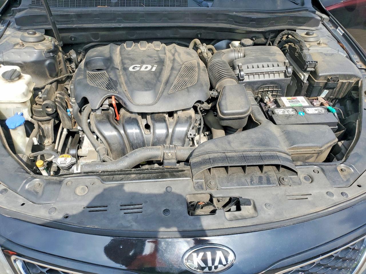 2015 Kia Optima Lx Черный vin: 5XXGM4A79FG448055