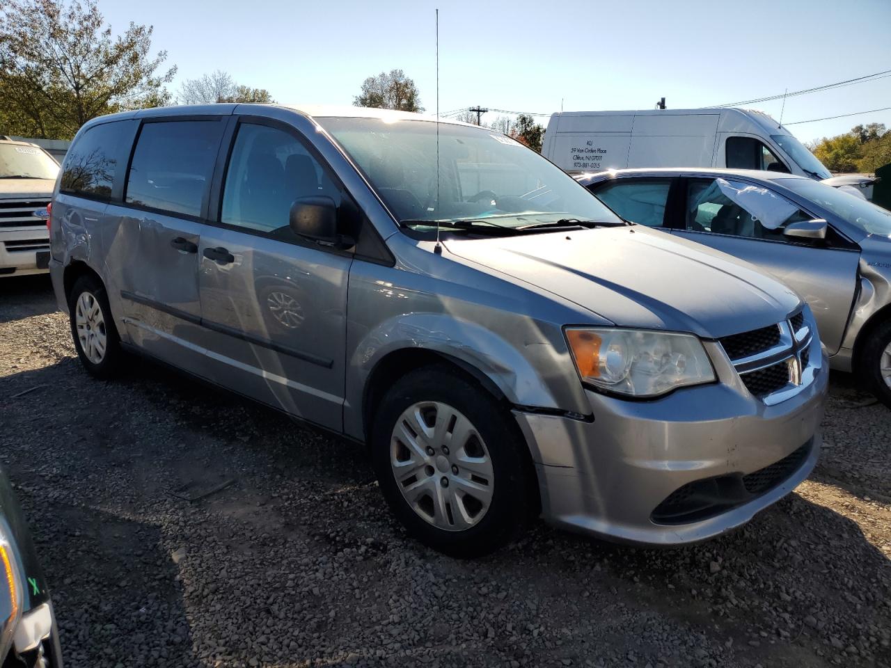 2014 Dodge Grand Caravan Se Silver vin: 2C4RDGBG5ER103734