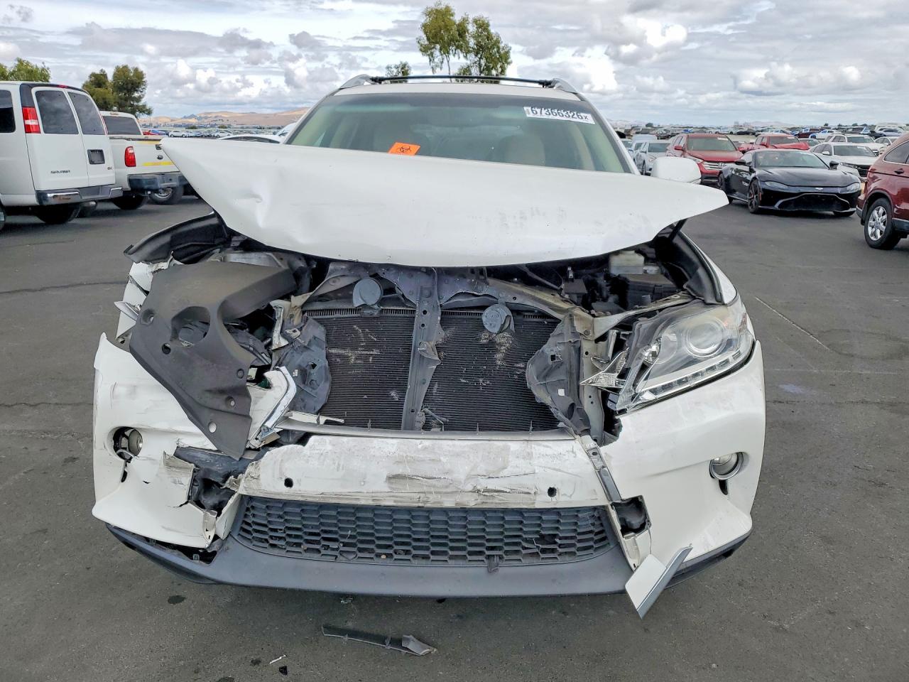 2013 Lexus Rx 350 White vin: 2T2ZK1BA8DC103431