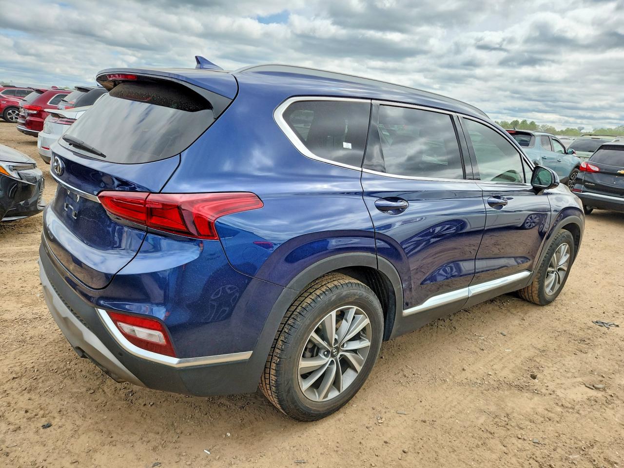 2020 Hyundai Santa Fe Sel Blue vin: 5NMS33AD1LH145555