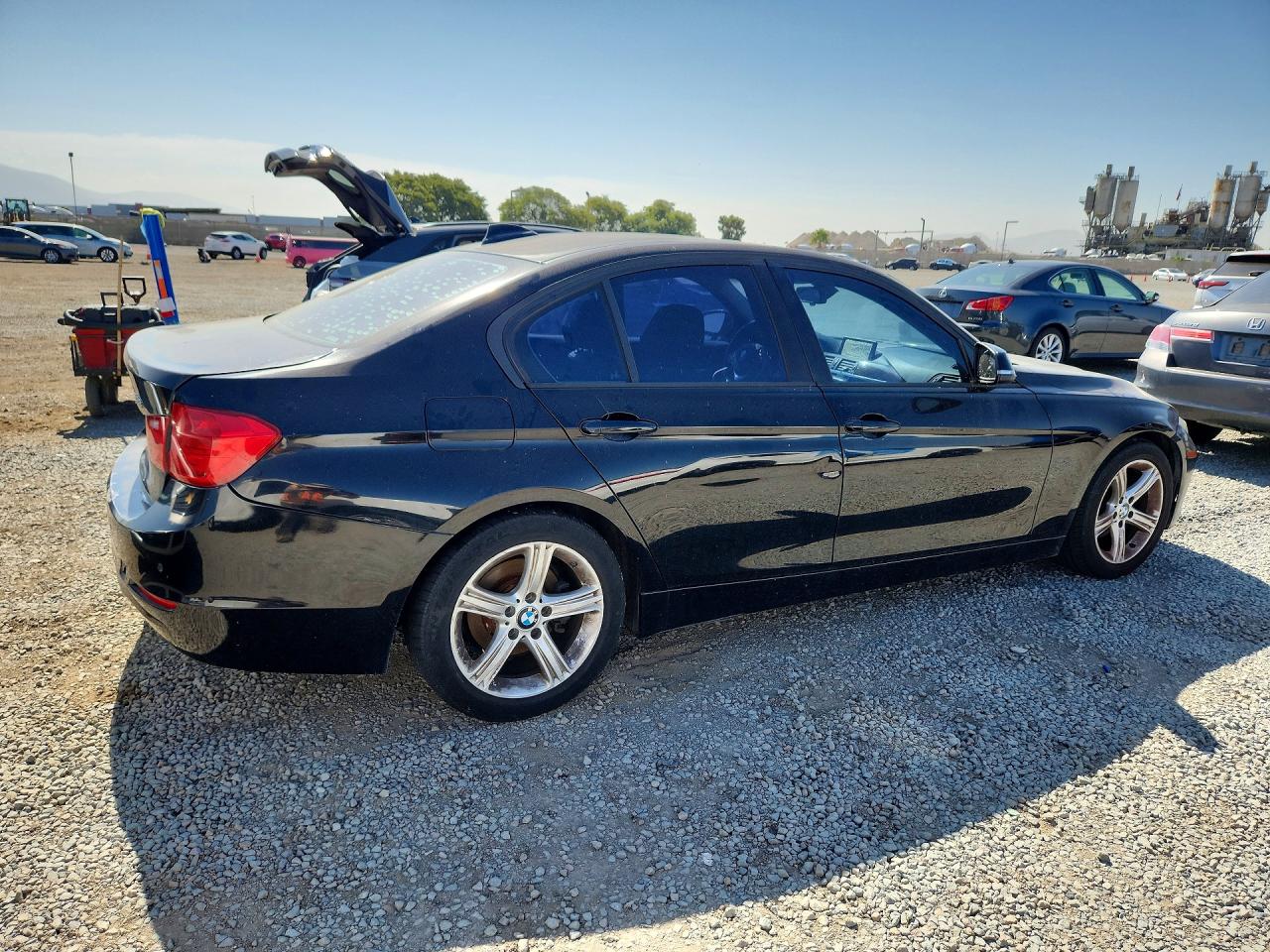 2014 Bmw 328 D Black vin: WBA3D3C57EK155857