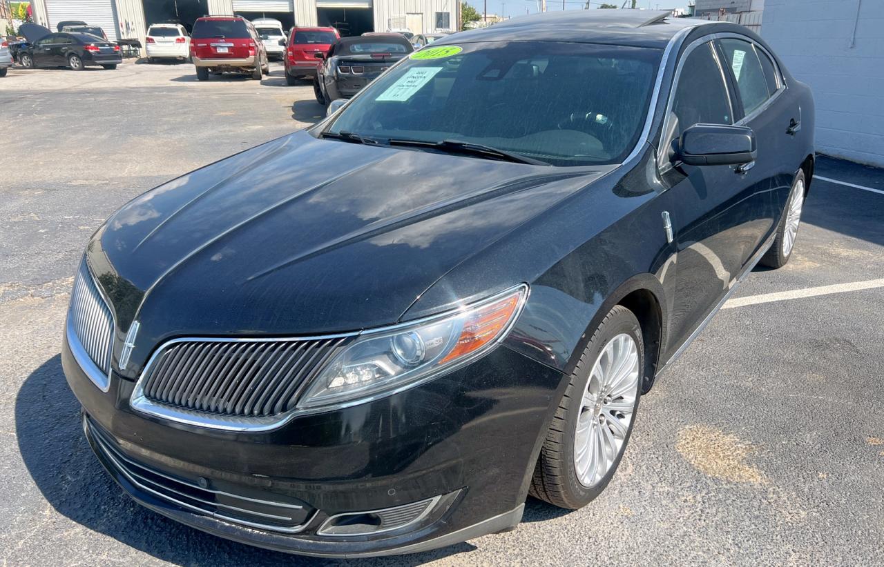2015 Lincoln Mks Черный vin: 1LNHL9DK7FG602531