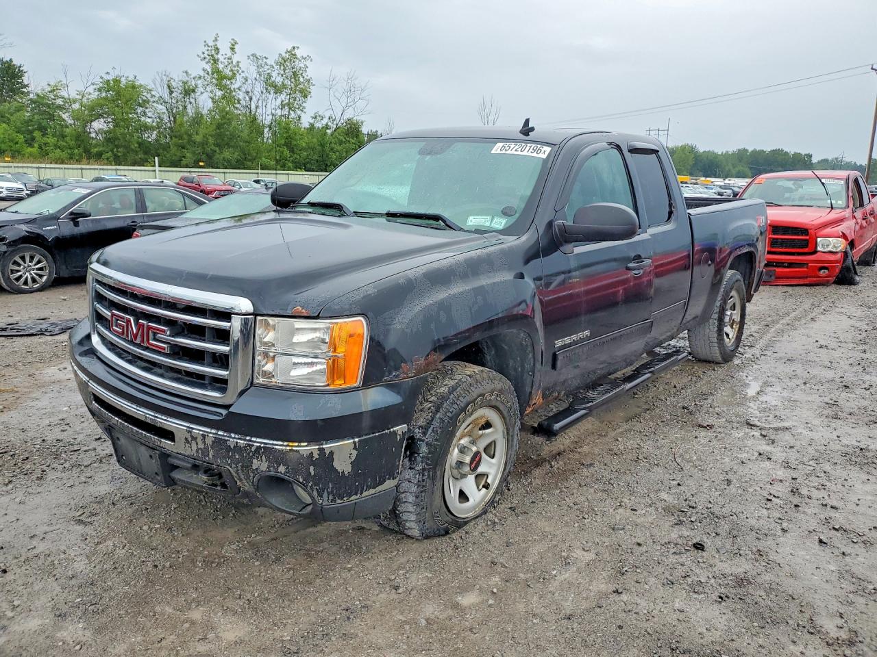 2012 Gmc Sierra K1500 Sle Черный vin: 1GTR2VE74CZ296113