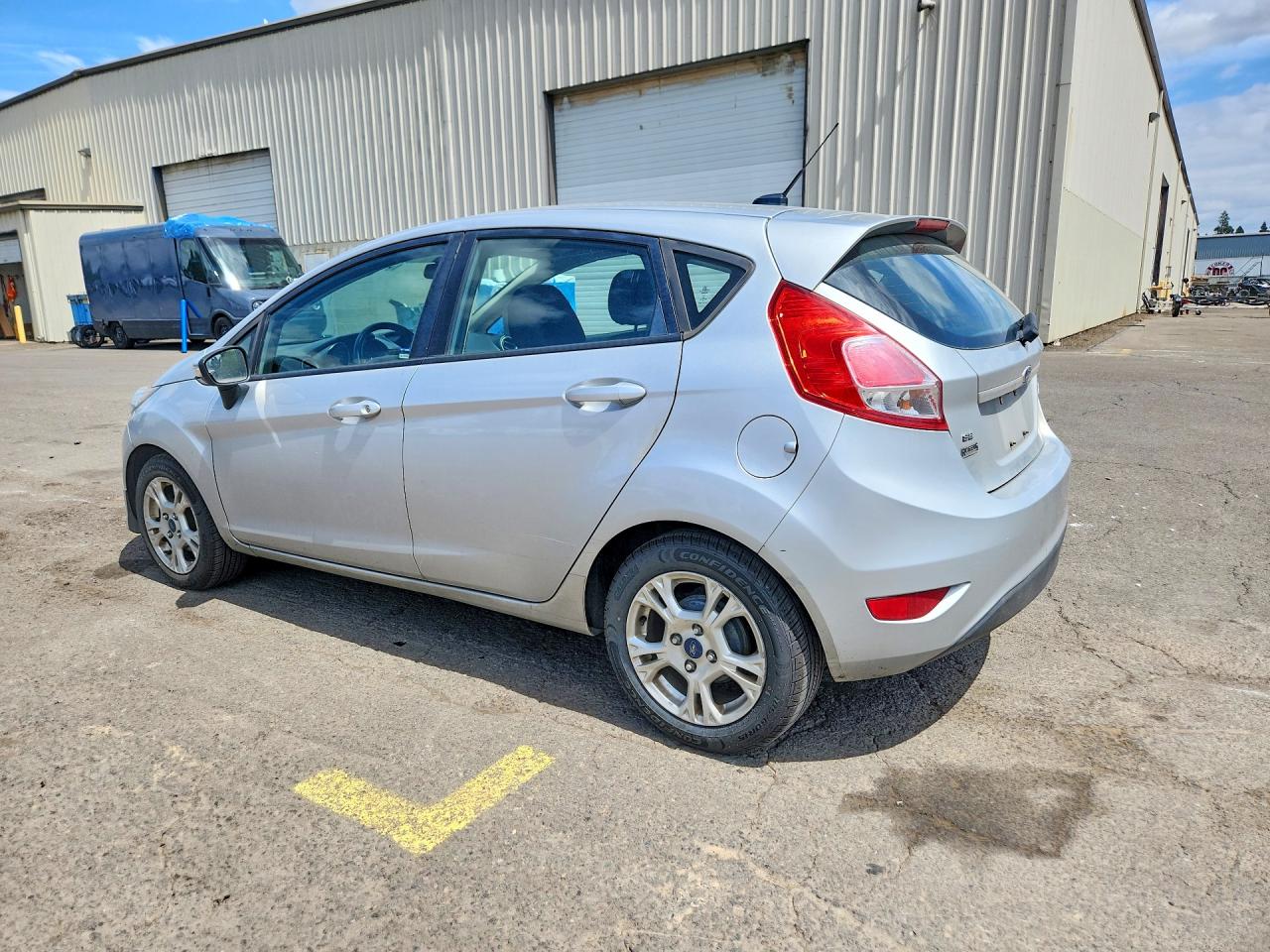 2015 Ford Fiesta Se Silver vin: 3FADP4EJ0FM123637