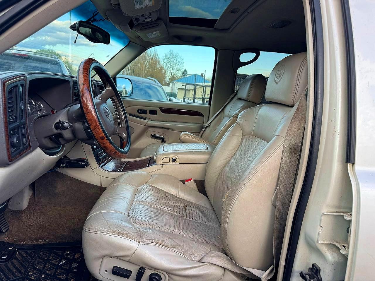 2002 Cadillac Escalade Ext White vin: 3GYEK63N72G331211