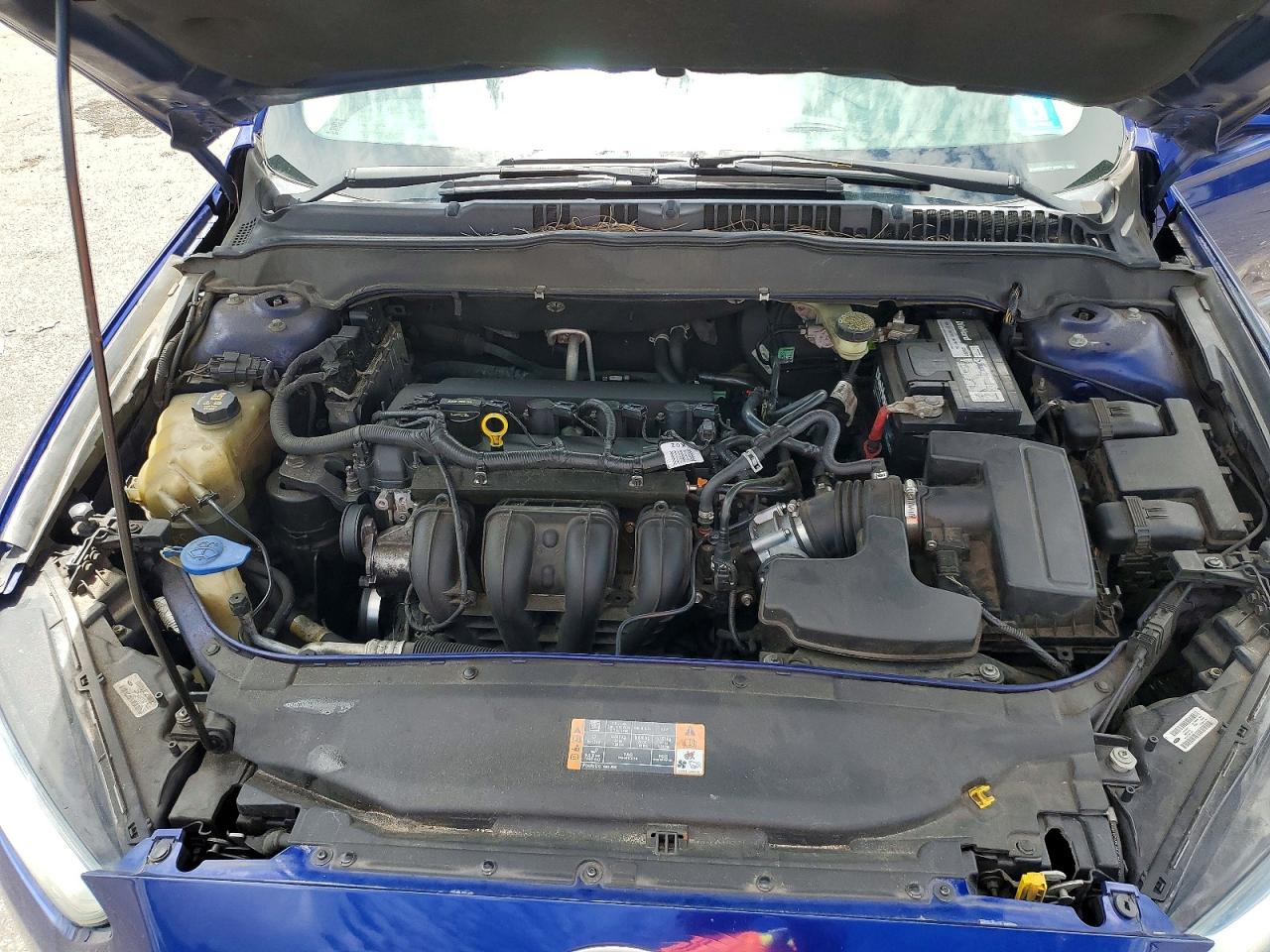 2015 Ford Fusion Se Синий vin: 3FA6P0H74FR102259