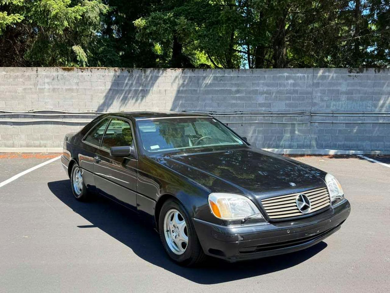 1997 Mercedes-benz S 500 Black vin: WDBGA70G3VA369310
