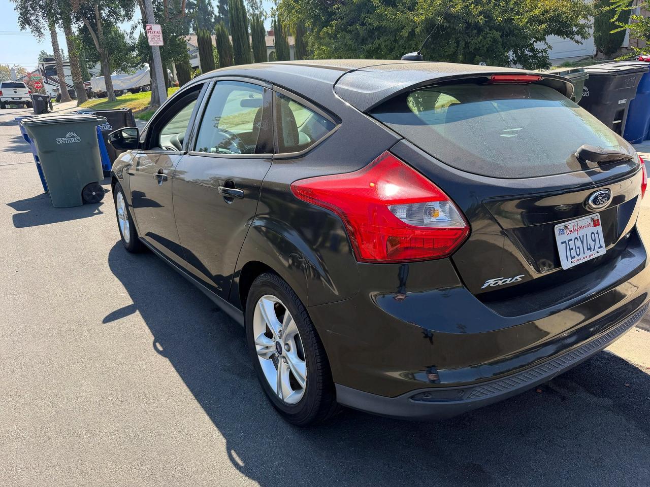 2014 Ford Focus Se Black vin: 1FADP3K22EL198461