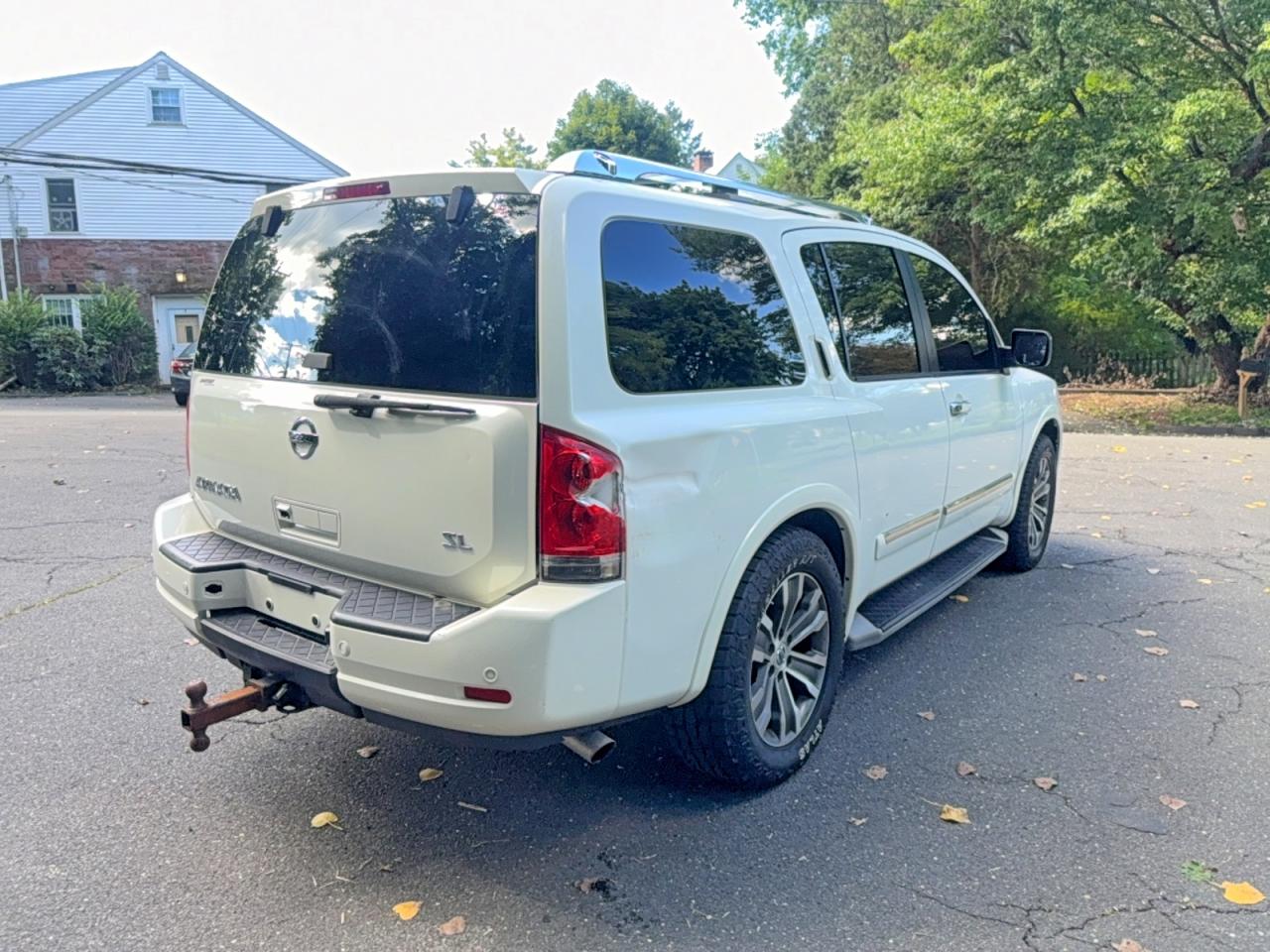 2015 Nissan Armada Sl Белый vin: 5N1AA0ND5FN608634