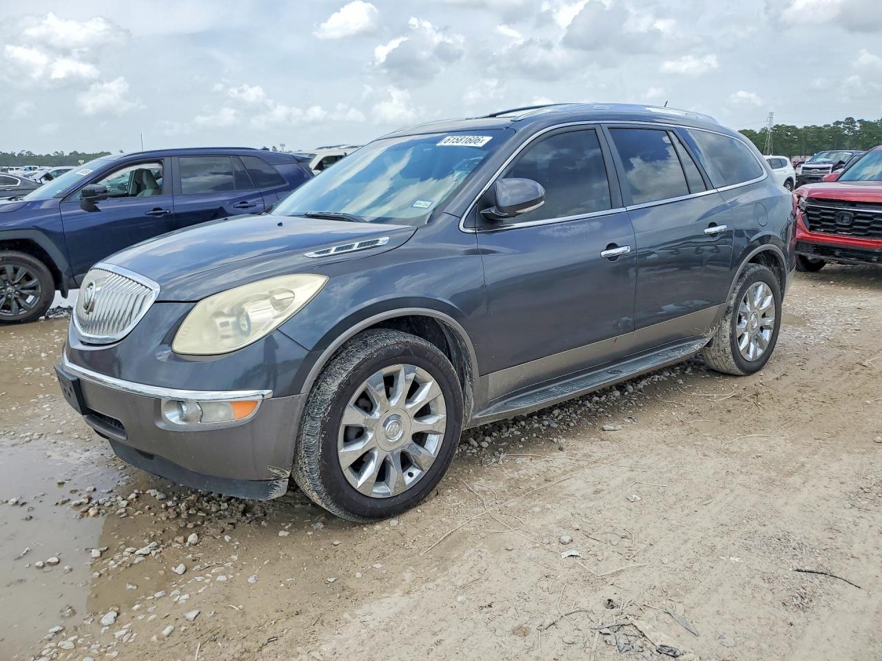 2011 Buick Enclave Cxl Gray vin: 5GAKRCED5BJ260128