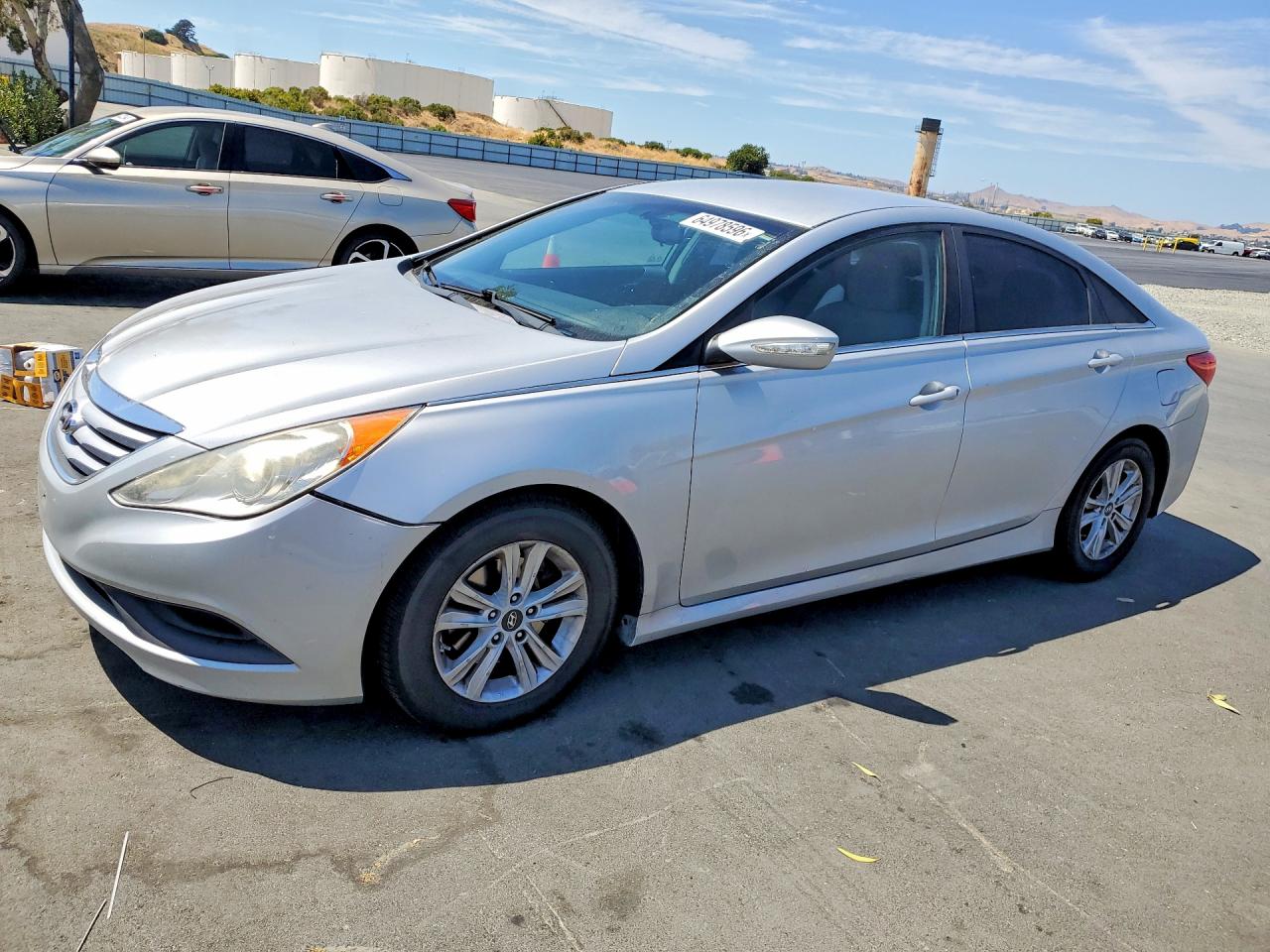2014 Hyundai Sonata Gls Silver vin: 5NPEB4AC7EH935512